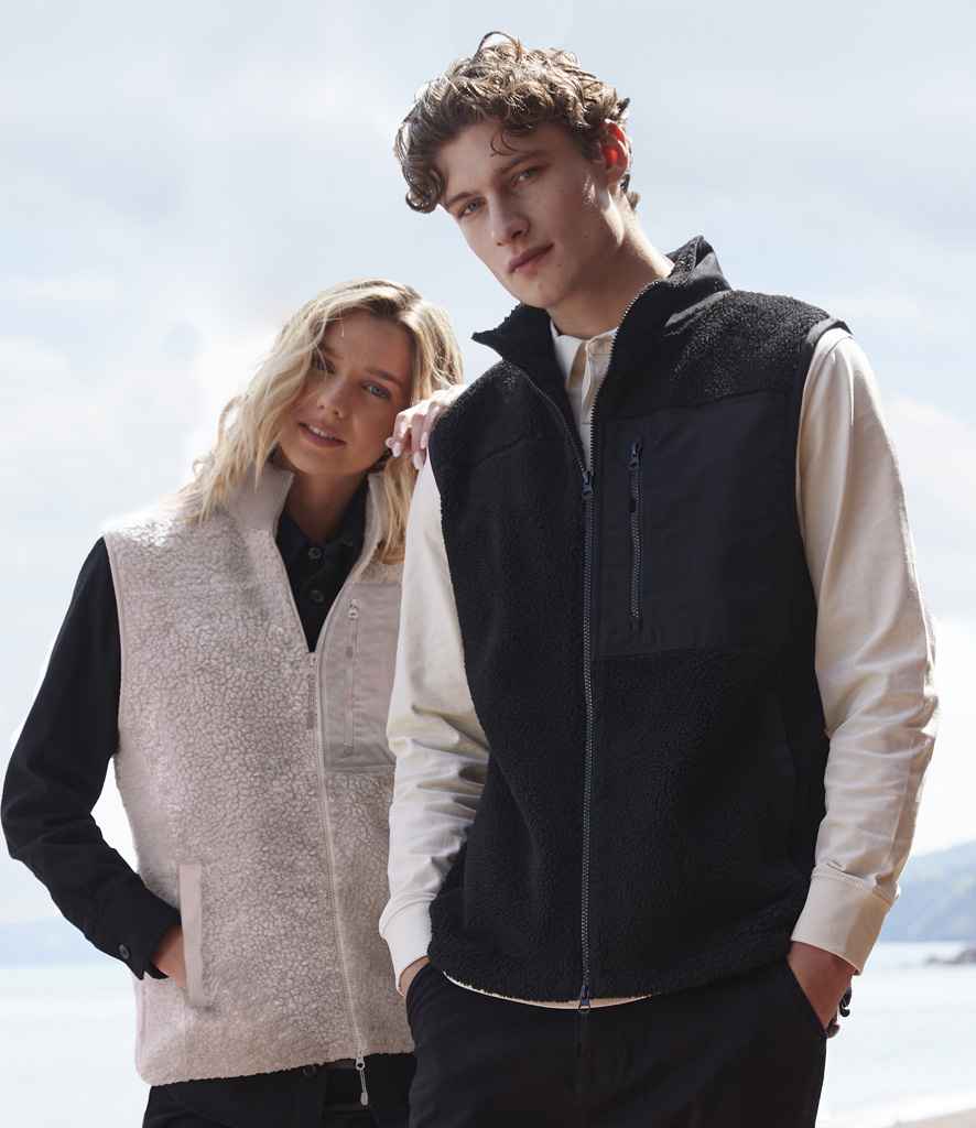 FR855 Front Row Recycled Sherpa Gilet